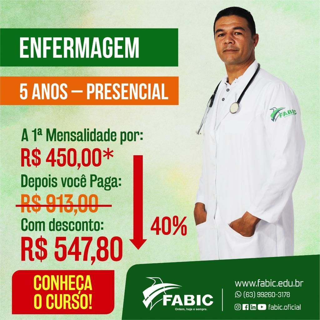 É PRA VALER: Fabic anuncia vestibular para os cursos de Direito e Enfermagem em Ananás