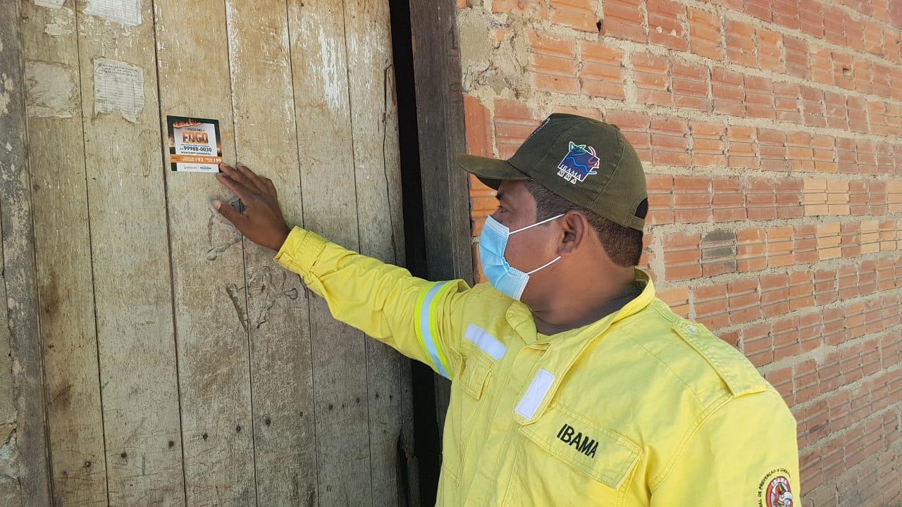 Moradores de Ananás recebem orientações sobre contenção de incêndios florestais 