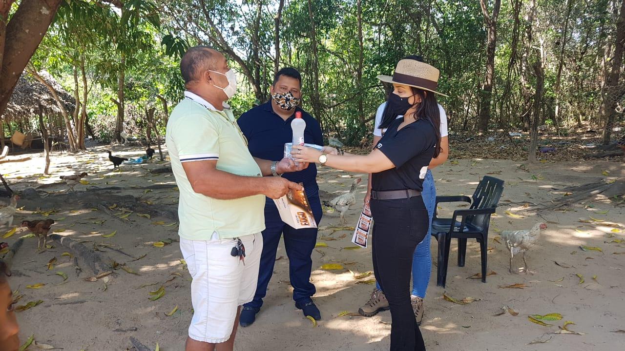 Moradores de Ananás recebem orientações sobre contenção de incêndios florestais 