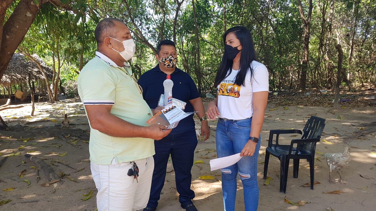 Moradores de Ananás recebem orientações sobre contenção de incêndios florestais 