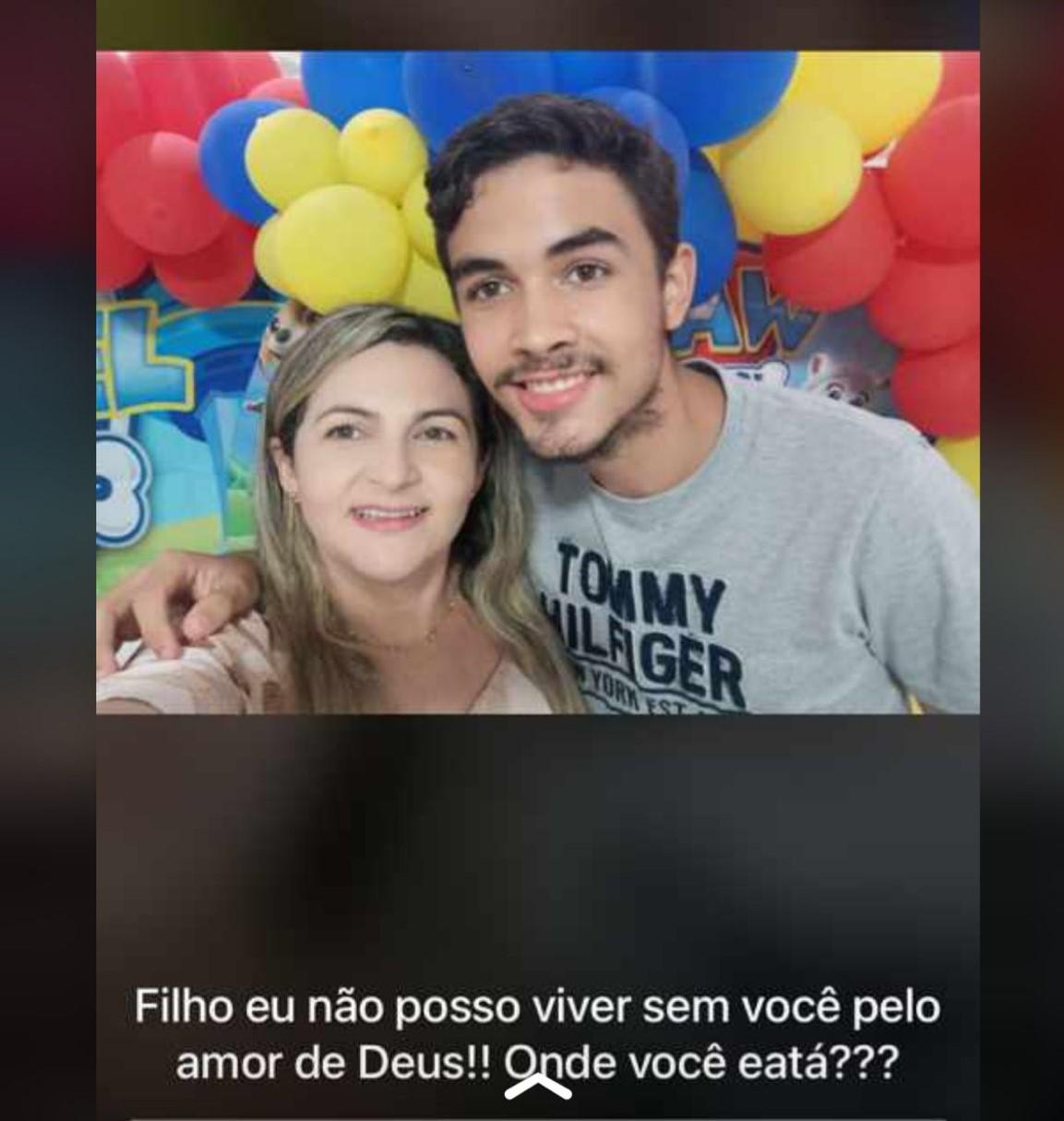 URGENTE: Jovem sai de bicicleta e desaparece em Ananás.