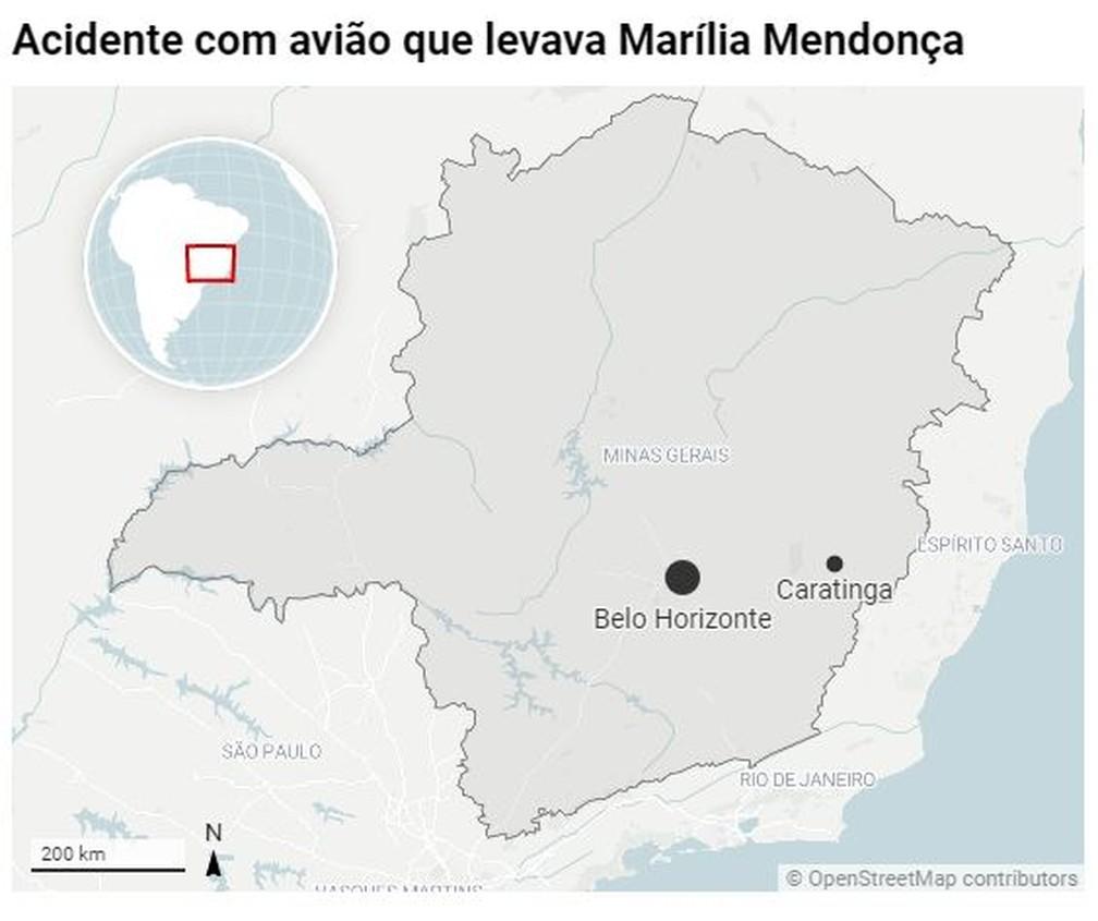 Avião com Marília Mendonça cai em MG; assessoria diz que cantora está bem