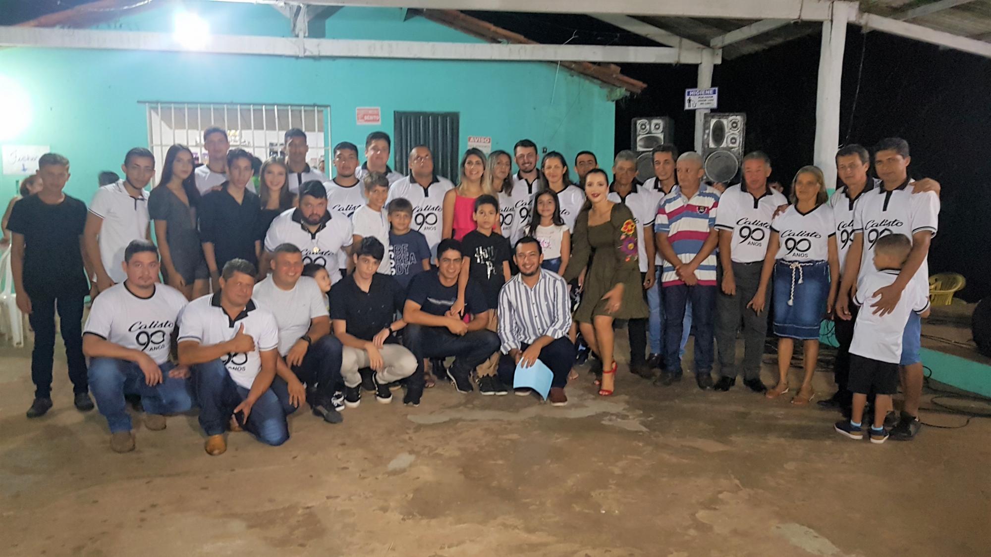 Emoção e alegria marcam festa de 90 anos do pioneiro ananaense Calixto Borges