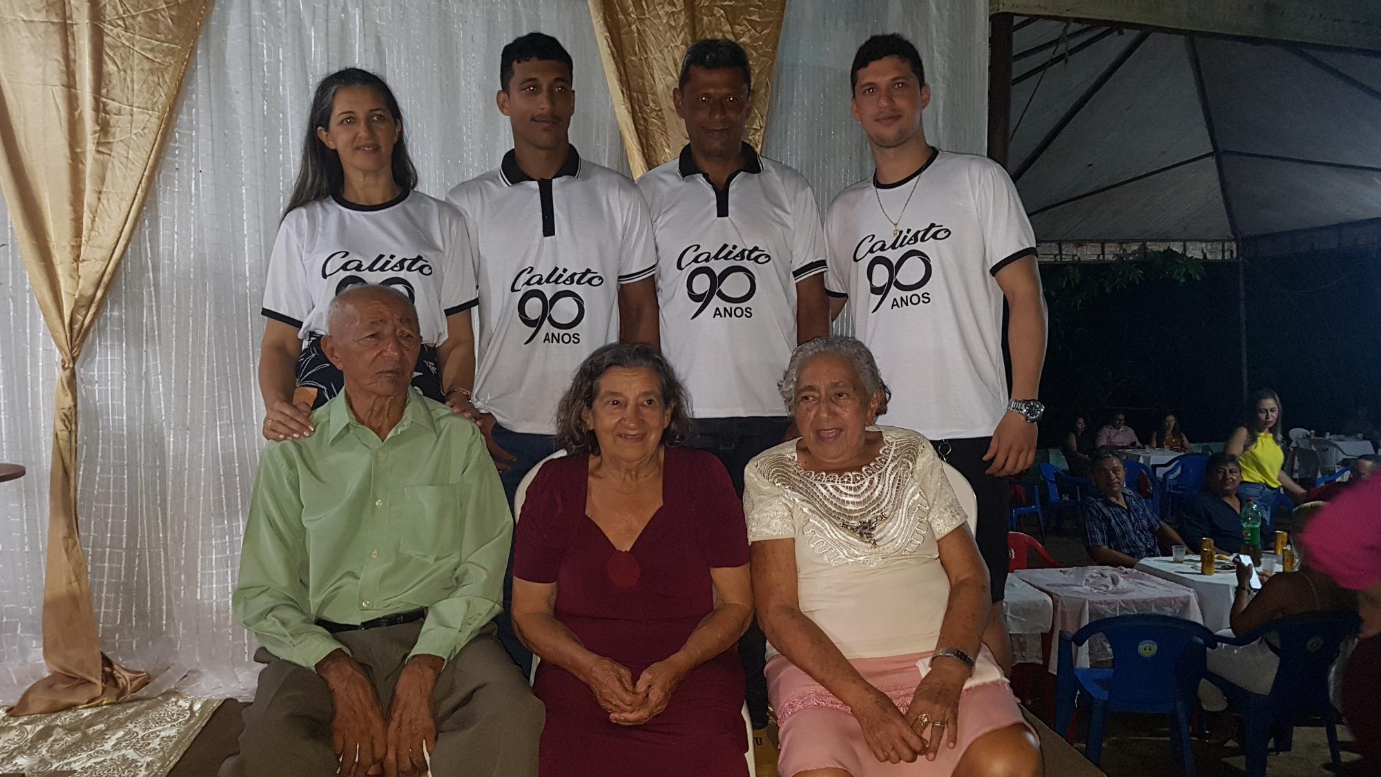 Emoção e alegria marcam festa de 90 anos do pioneiro ananaense Calixto Borges