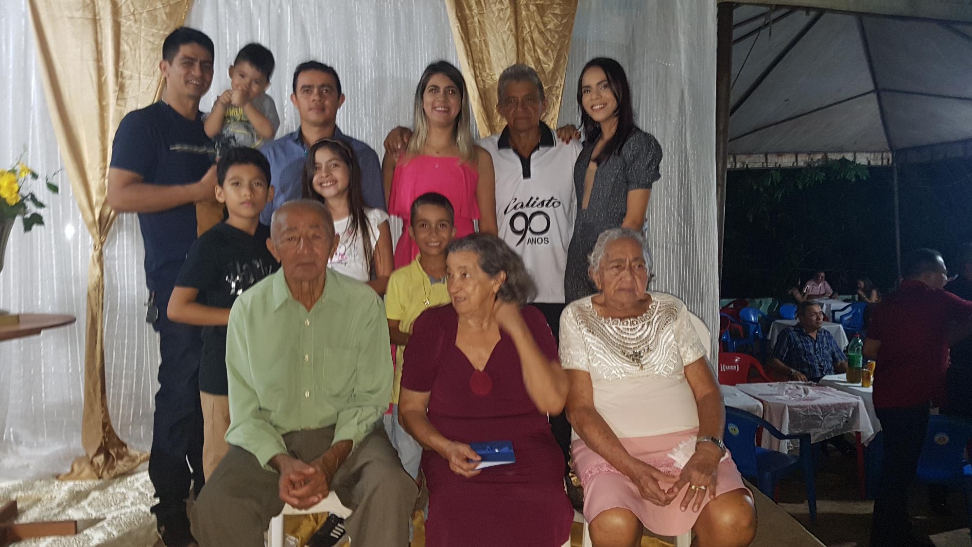 Emoção e alegria marcam festa de 90 anos do pioneiro ananaense Calixto Borges
