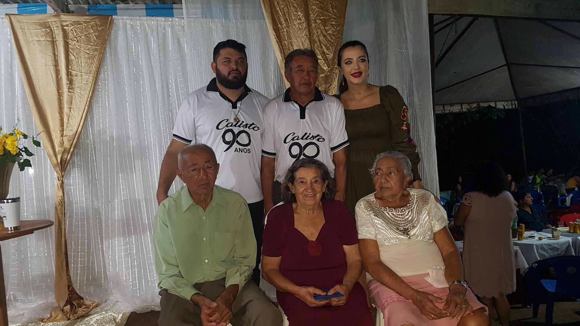 Emoção e alegria marcam festa de 90 anos do pioneiro ananaense Calisto Borges