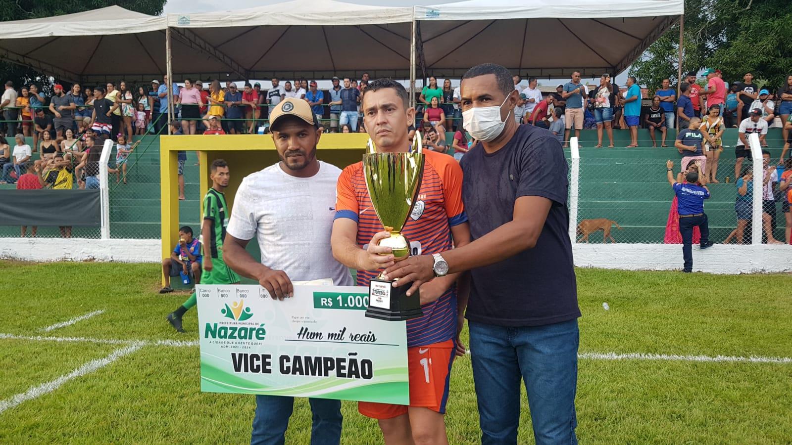 Nazaré: Torneio de Futebol de Campo Masculino de Nazaré foi encerrado com grande festa.