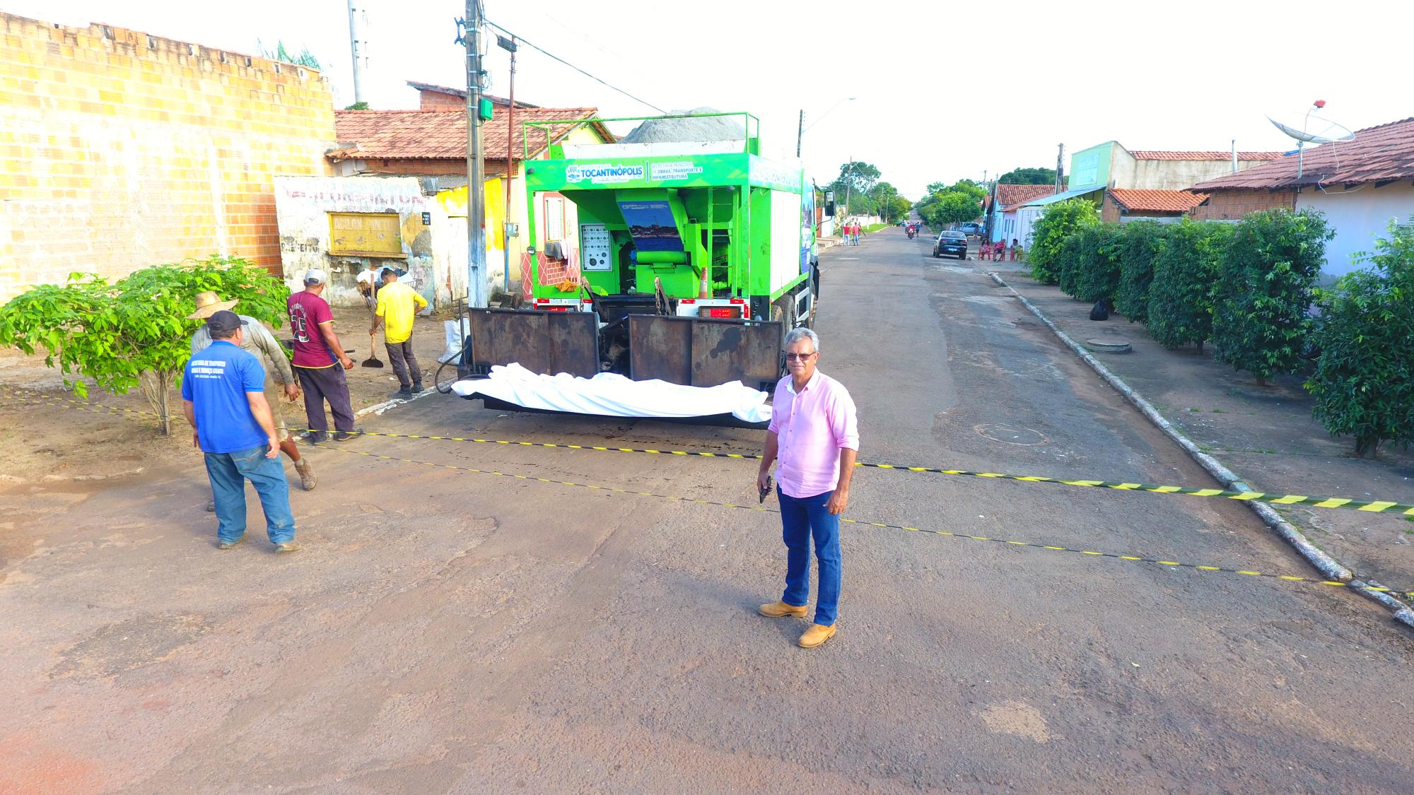 ANANÁS: Prefeitura retoma trabalhos de recapeamento de ruas e avenidas