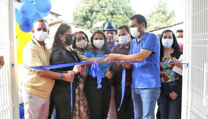 Comunidade escolar de Colinas comemora inauguração da Escola Estadual Lacerdino Oliveira Campos