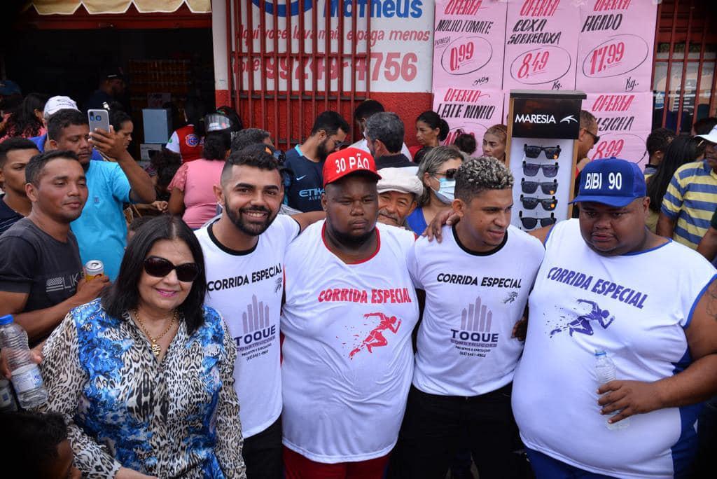 Valderez prestigiou “Corrida do Século” em Araguaína neste domingo