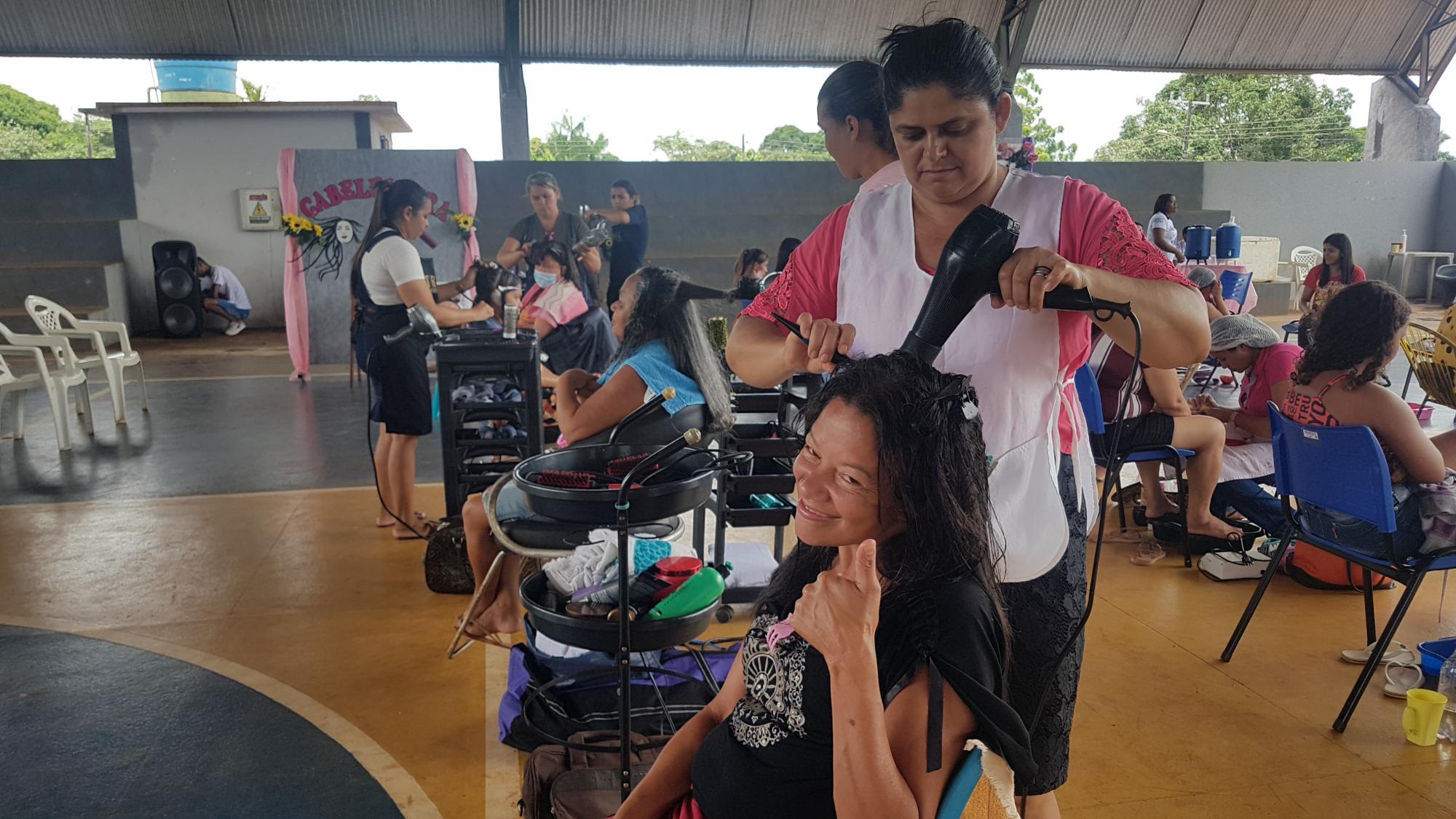 Projeto Mulher Preciosa foi encerrado com grande ação promovido na Quadra de Esportes em homenagem as Mulheres de Angico
