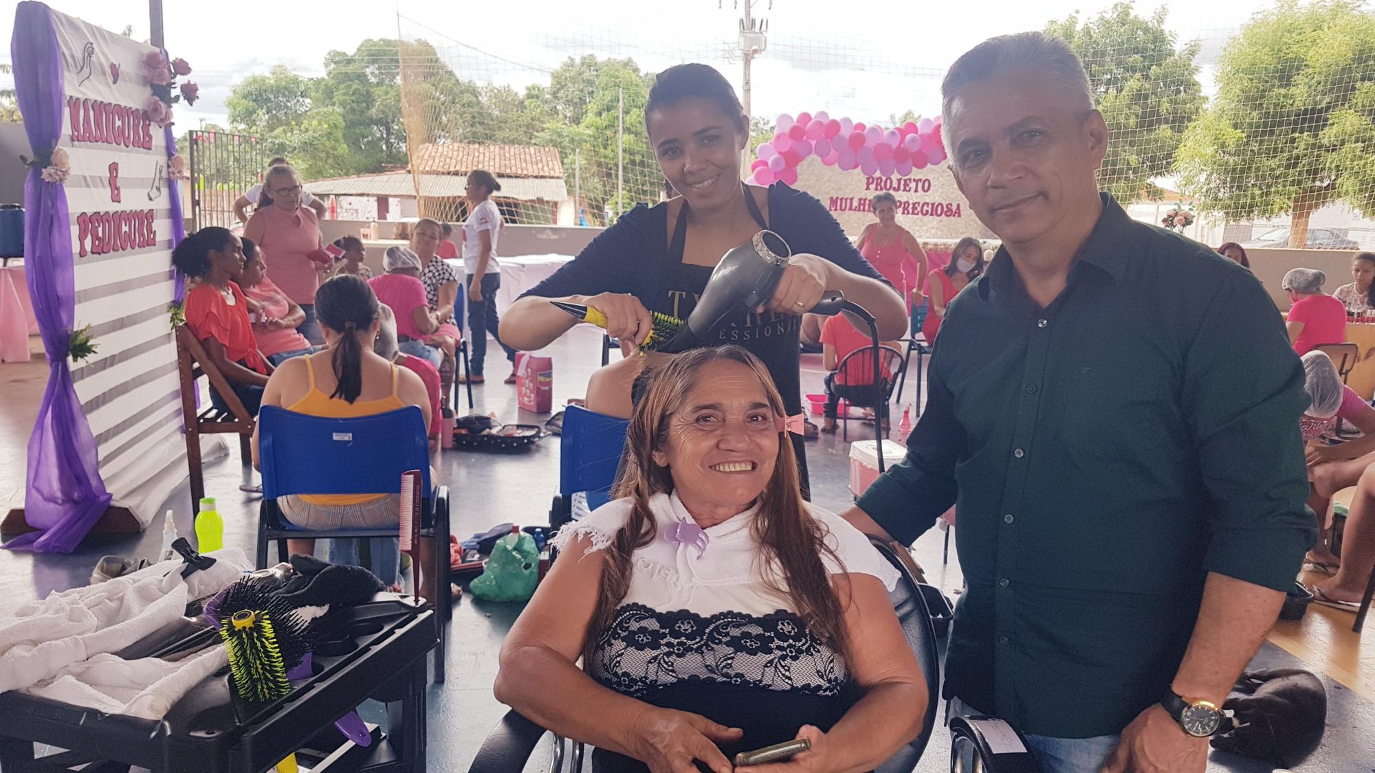 Projeto Mulher Preciosa foi encerrado com grande ação promovido na Quadra de Esportes em homenagem as Mulheres de Angico