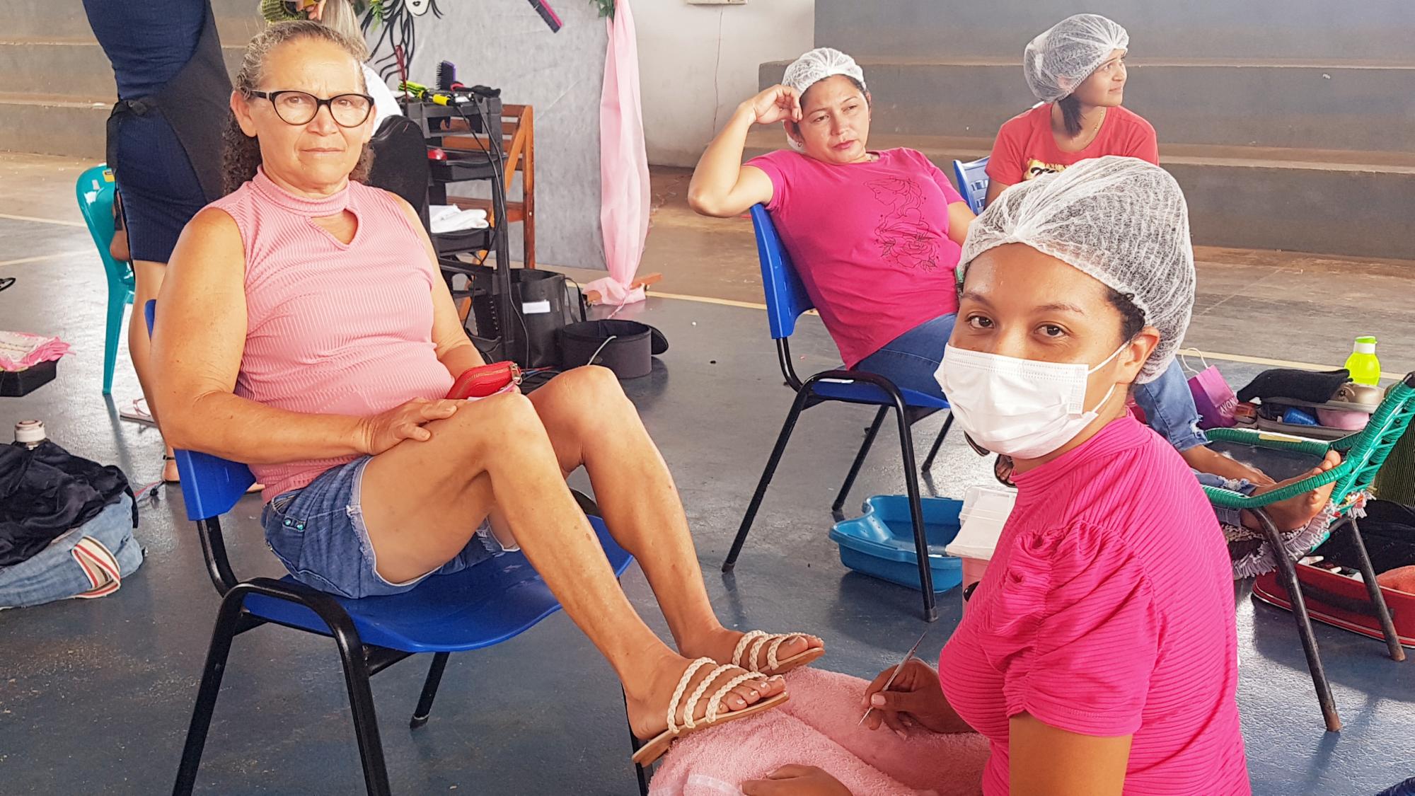 Projeto Mulher Preciosa foi encerrado com grande ação promovido na Quadra de Esportes em homenagem as Mulheres de Angico