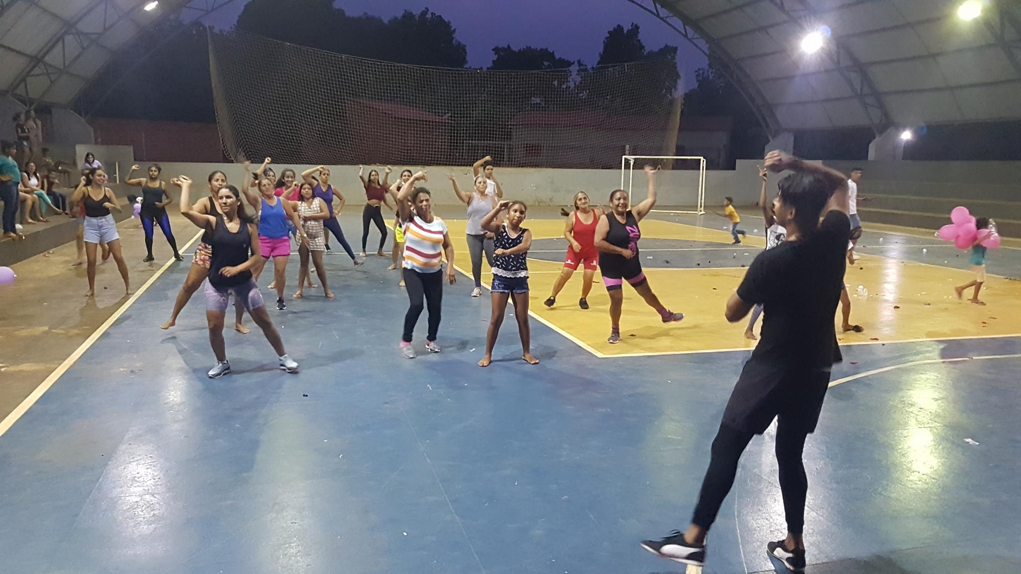 Projeto Mulher Preciosa foi encerrado com grande ação promovido na Quadra de Esportes em homenagem as Mulheres de Angico