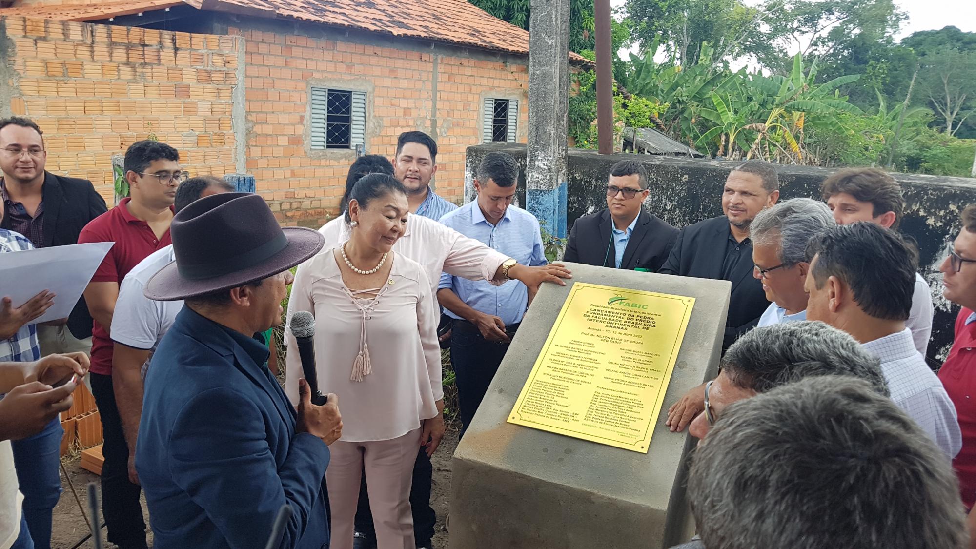 Pedra Fundamental do novo Campus da Fabic é lançada em Ananás