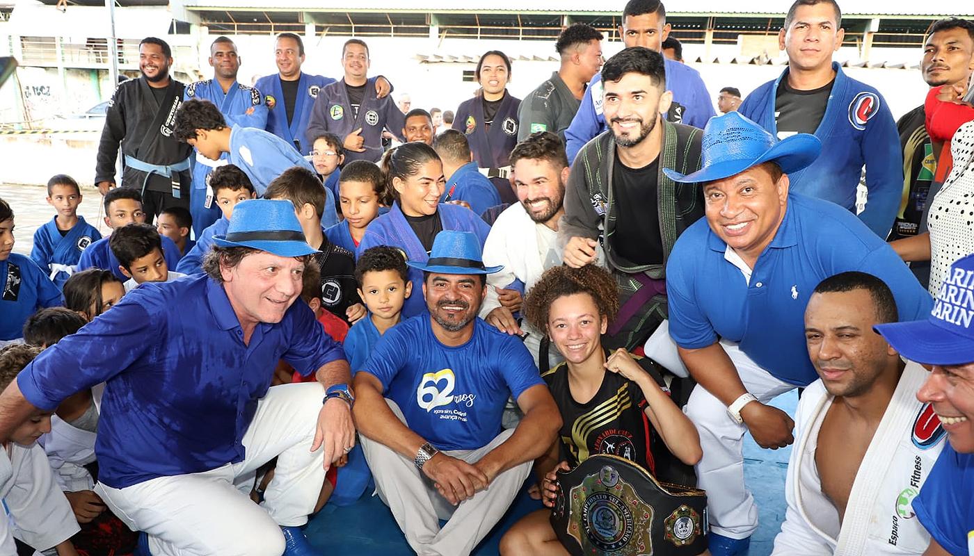 Governador Wanderlei Barbosa participa de eventos esportivos em comemoração aos 62 anos de Colinas do Tocantins