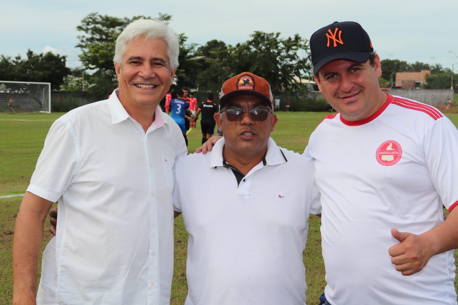 Eduardo Madruga prestigia partida do Copão Tocantinense de futebol em Xambioá