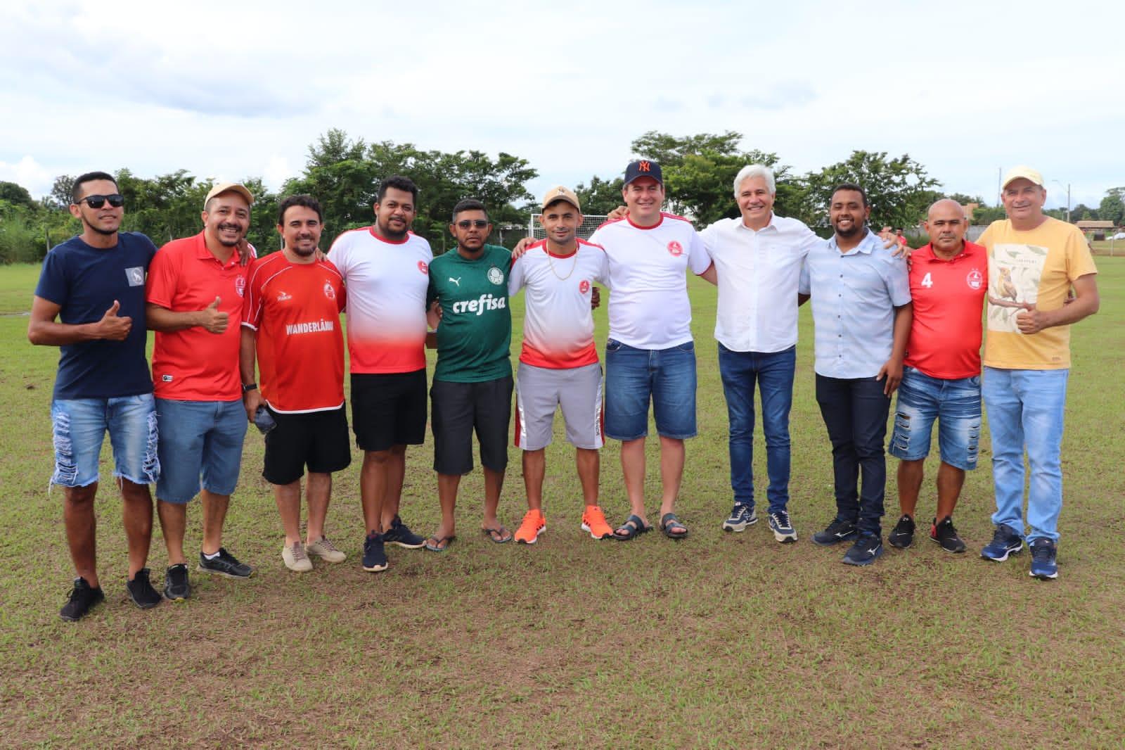 Eduardo Madruga prestigia partida do Copão Tocantinense de futebol em Xambioá
