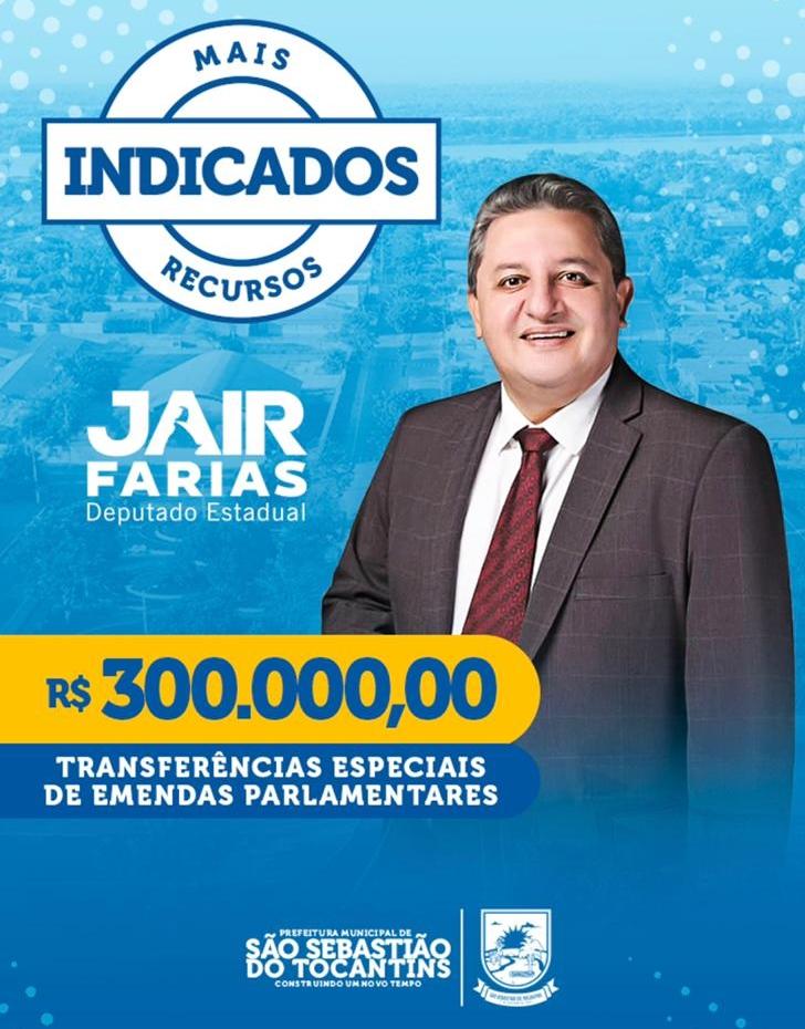 Professor Adriano destaca investimentos a serem realizados em São Sebastião do Tocantins