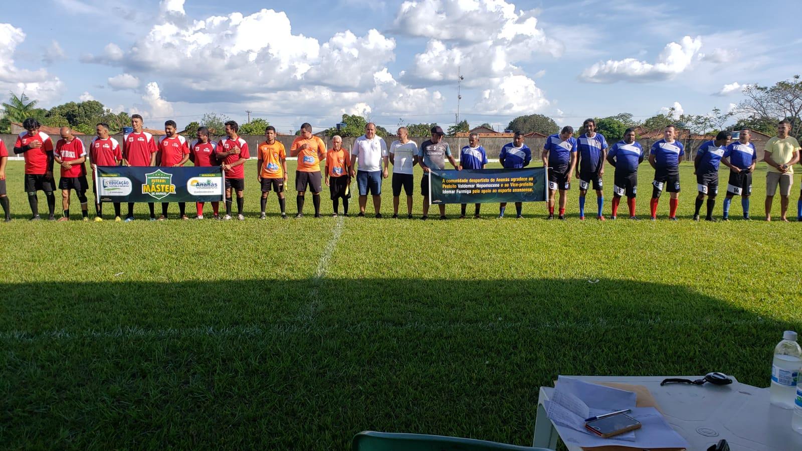 Campeonato Municipal de Futebol Master movimenta torcidas e equipes em Ananás 