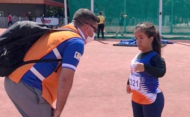 Paratleta Aline dos Santos se prepara para participar de provas internacionais