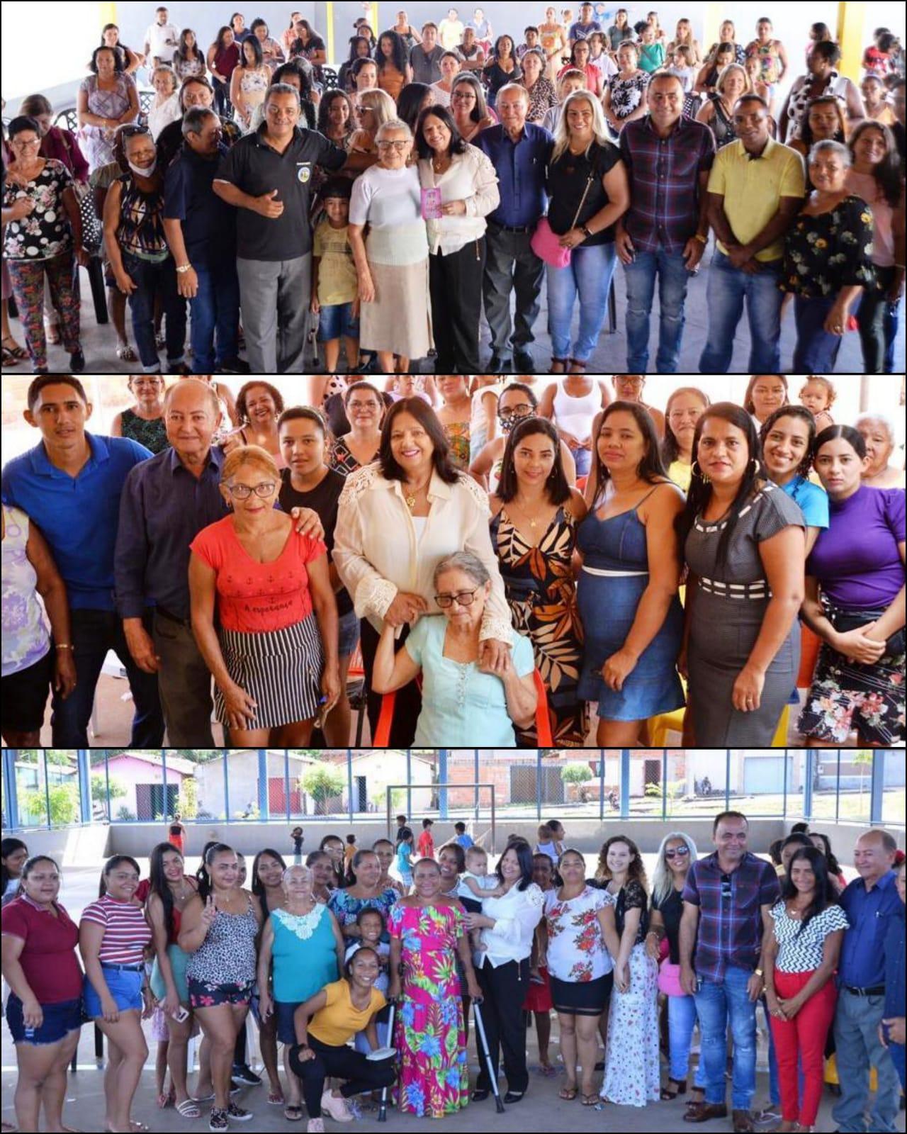 Em comemoração ao Dia das Mães, Deputada Valderez participa de eventos em Filadélfia, Araguaína e Bielândia