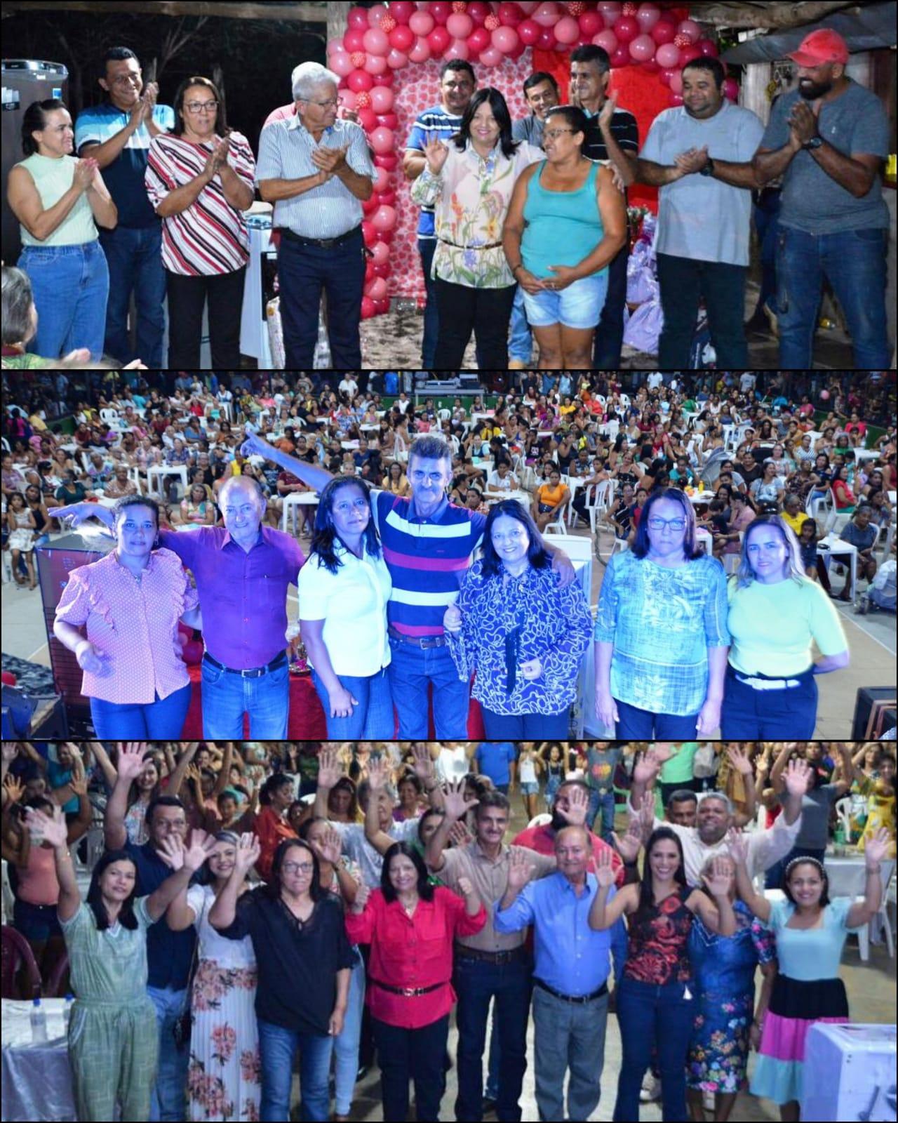 Em comemoração ao Dia das Mães, Deputada Valderez participa de eventos em Filadélfia, Araguaína e Bielândia