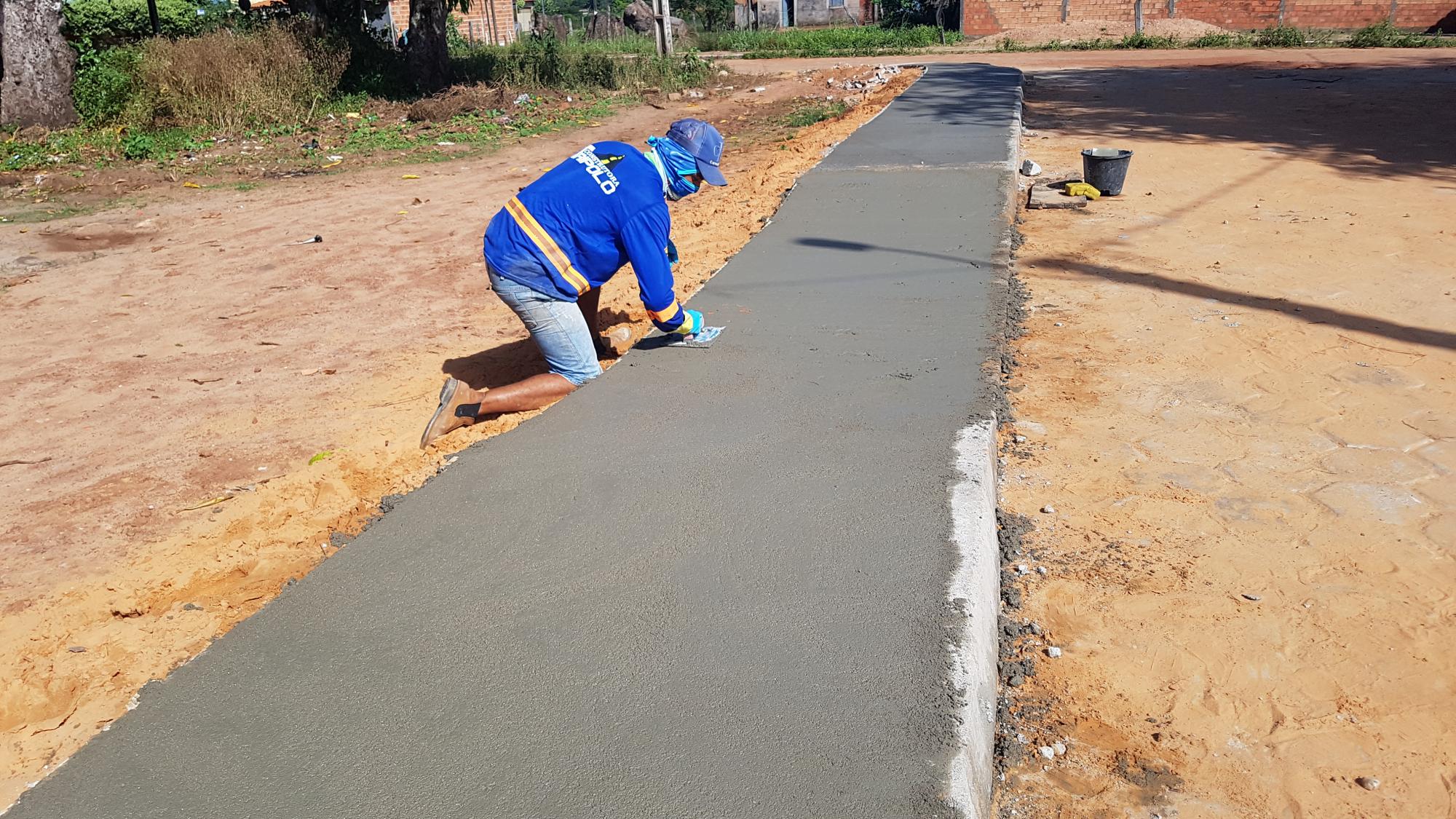 Pavimentação do Setor Mangueiras avança em Ananás Pavimentação do Setor Mangueiras avança em Ananás