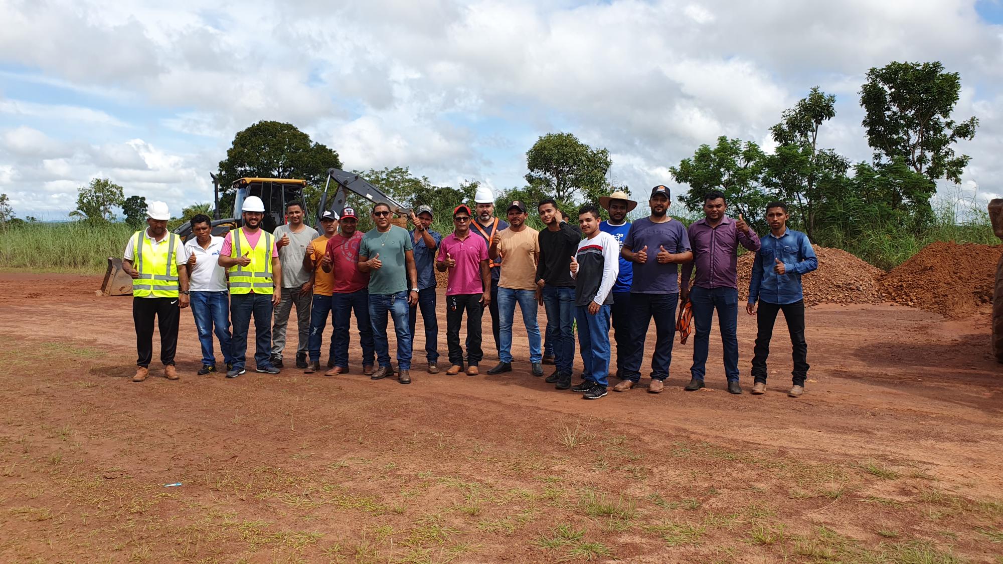 Curso de operador de Máquinas Pesadas é realizado em Ananás
