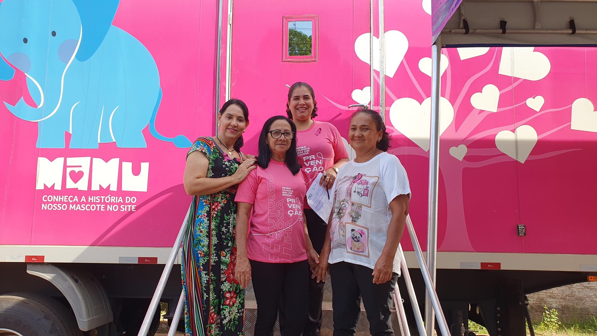 Carreta do Hospital de Amor inicia atendimentos às mulheres do município de Ananás