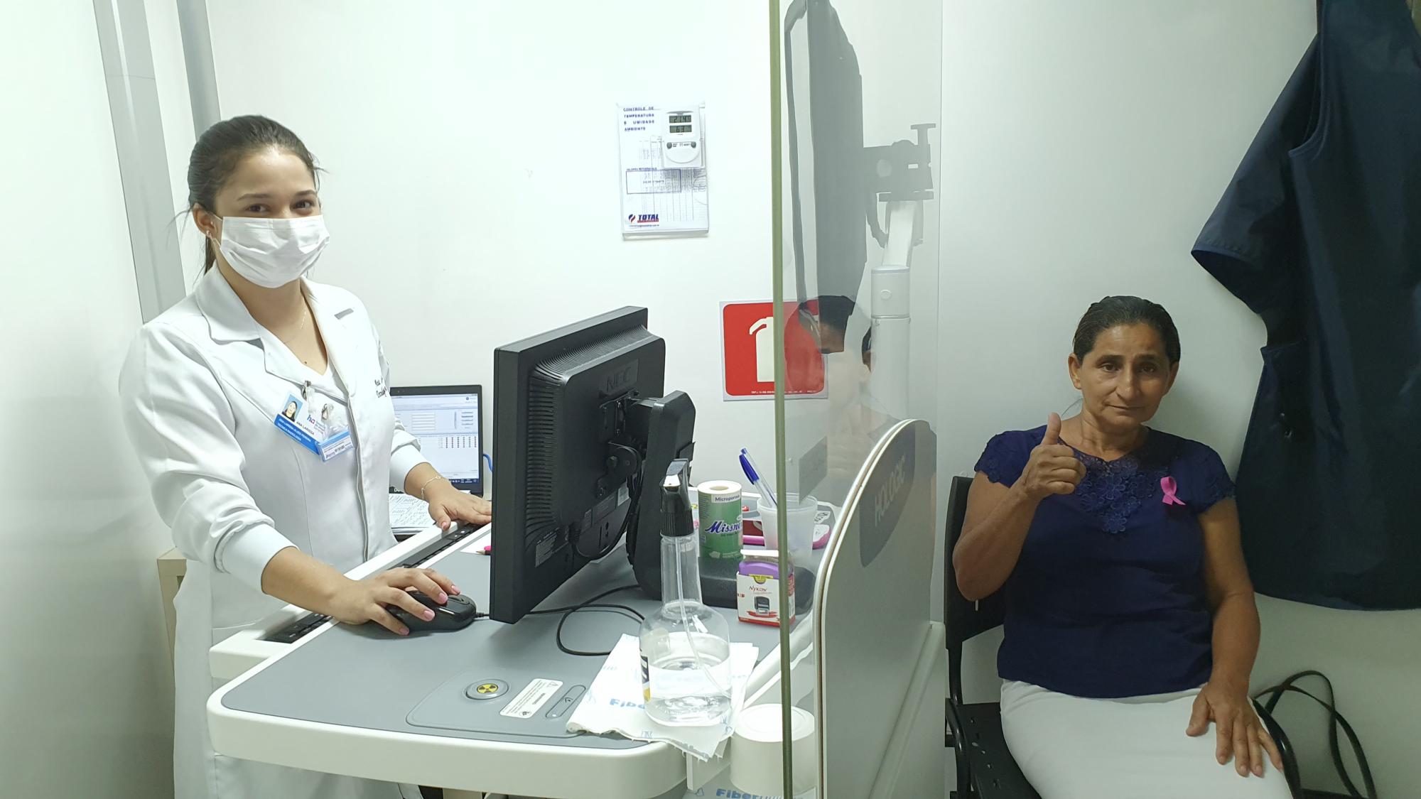 Carreta do Hospital de Amor inicia atendimentos às mulheres do município de Ananás