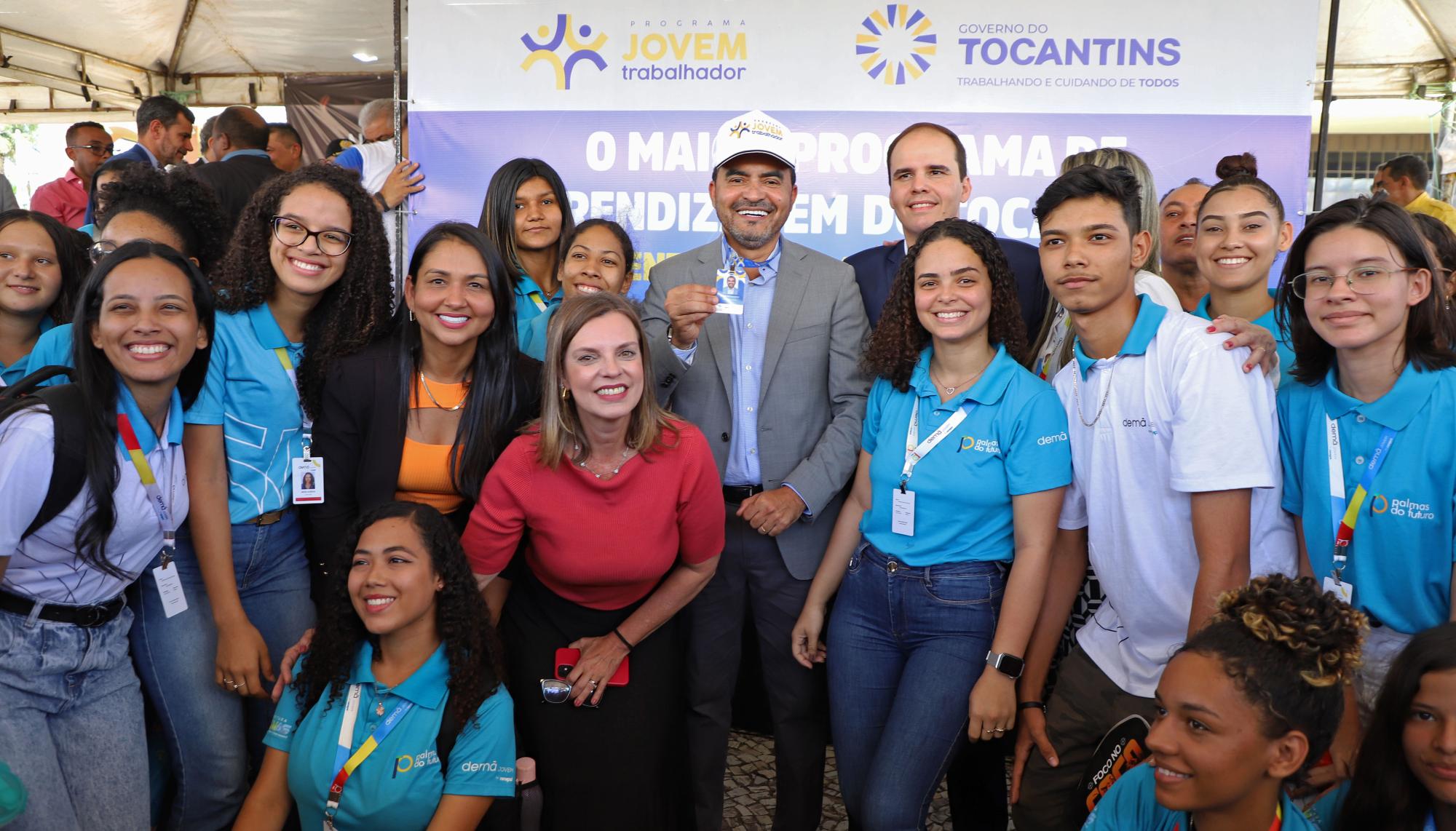 Governador Wanderlei Barbosa lança oficialmente o Programa Jovem Trabalhador