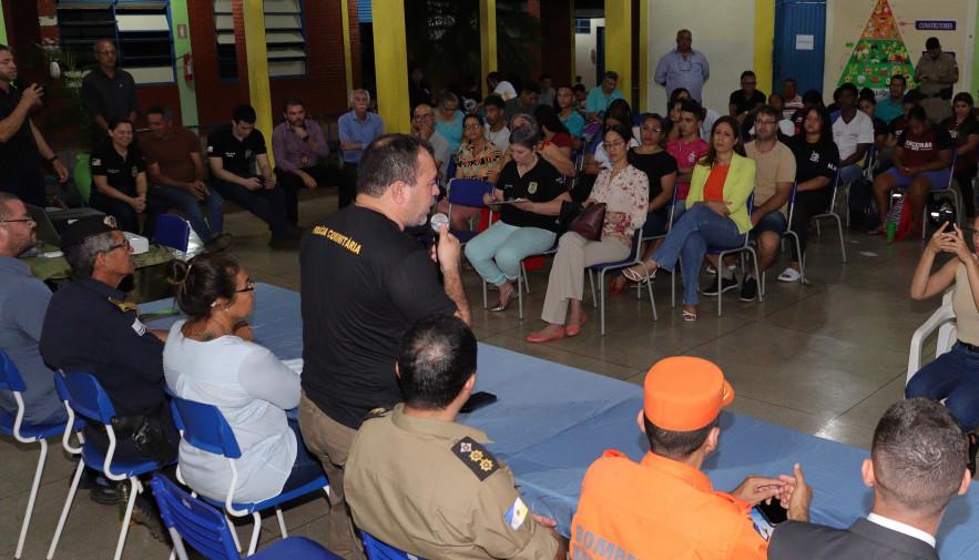 Forças de Segurança e comunidade se reúnem na região sul de Palmas para composição do Conselho Comunitário de Segurança 