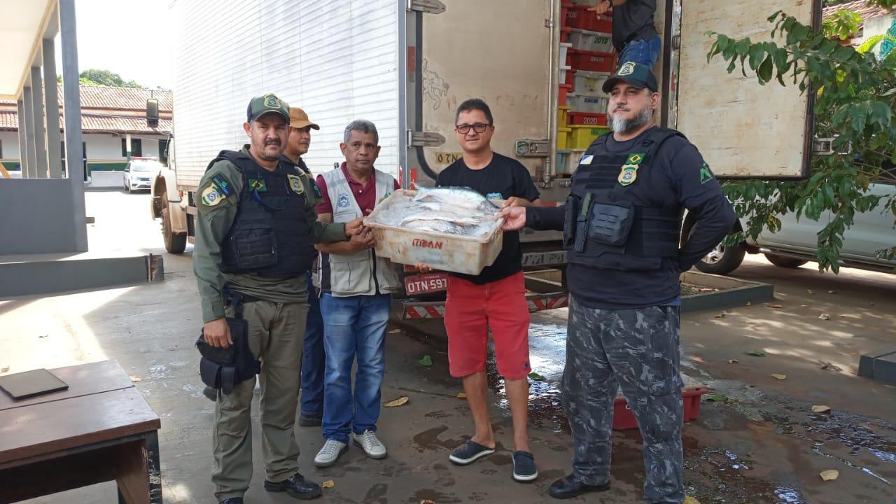 Operação do Naturatins apreende 7,2 mil quilos de pescado em Aguiarnópolis 

 