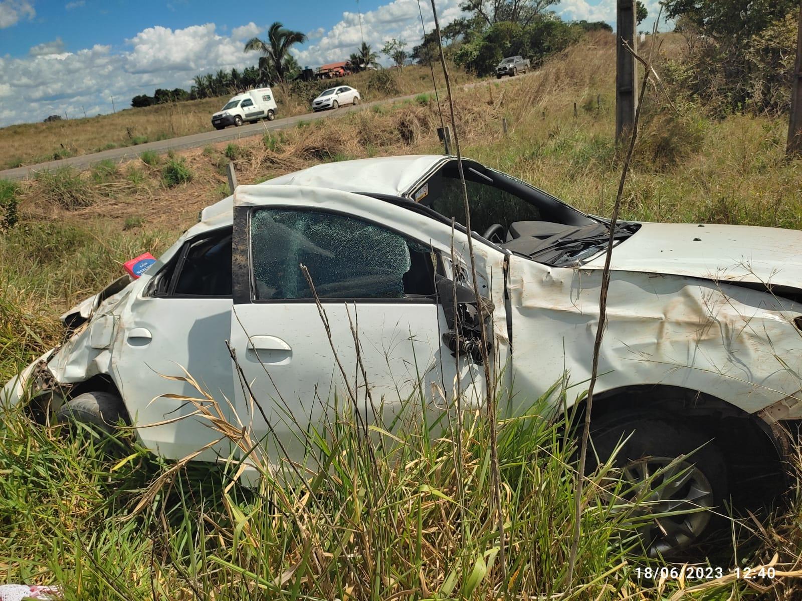 Acidente automobilístico lesiona ex-vereador de Araguanã 