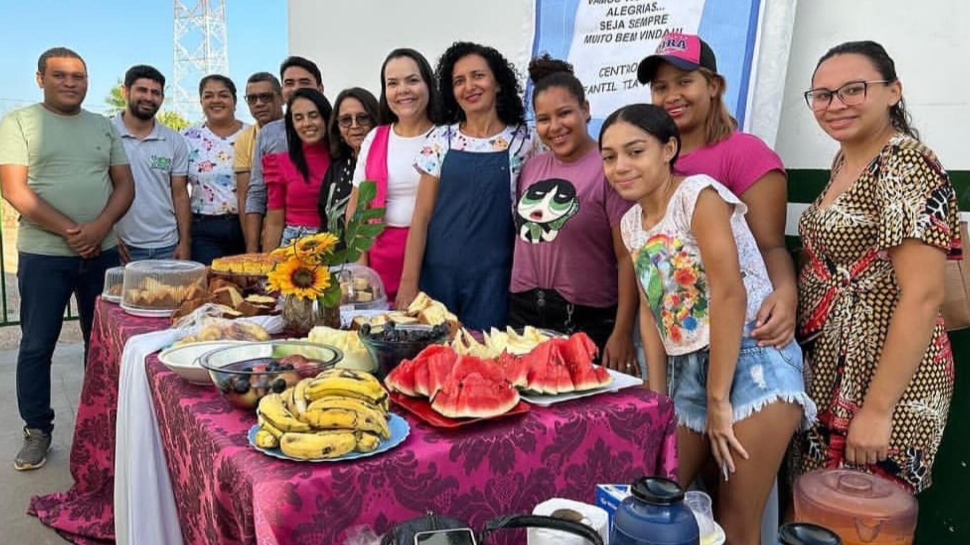 Vereador Professor Itamar acompanha entrega de ambientes climatizados em escola de Buriti do Tocantins 