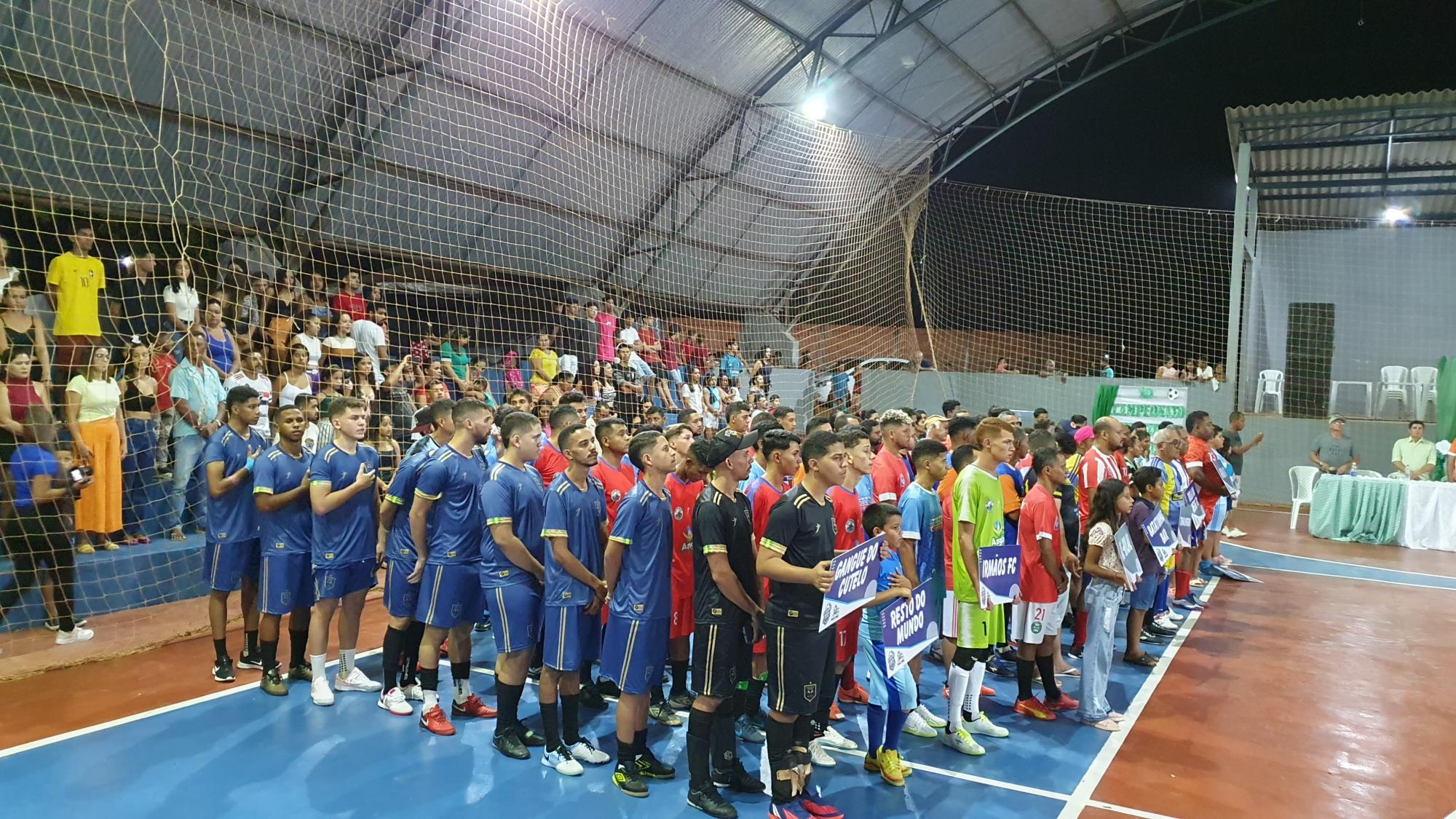 Prefeitura de Angico através da Secretaria de Esporte promove abertura da 10ª edição do Campeonato Municipal de Futsal