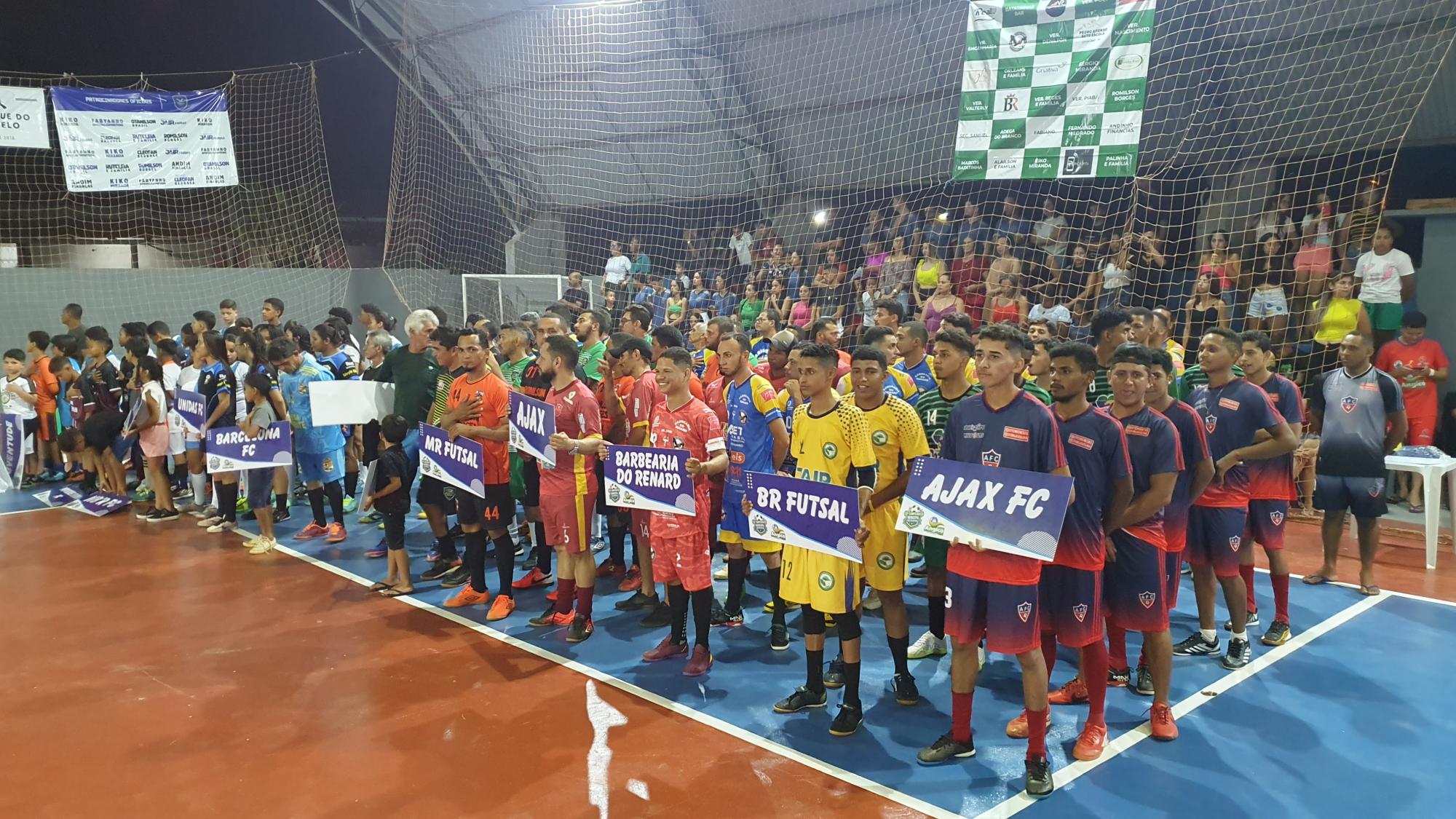 Prefeitura de Angico através da Secretaria de Esporte promove abertura da 10ª edição do Campeonato Municipal de Futsal
