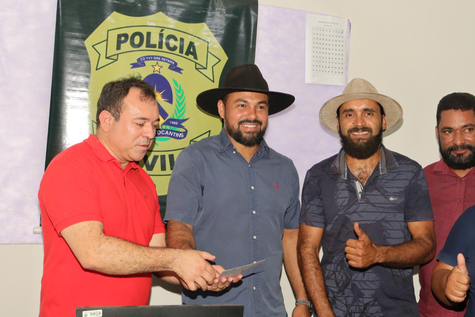 Com a presença de diversas autoridades, em Araguanã,Núcleo de Identificação é inaugurado 