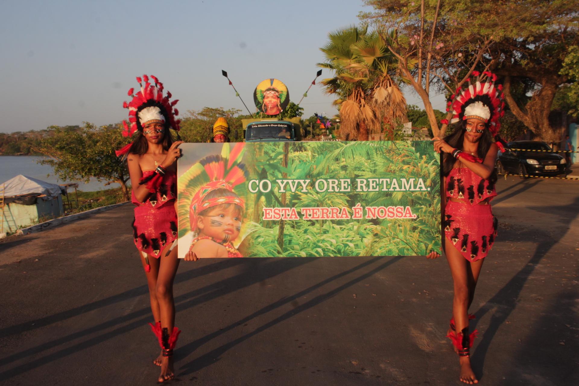 Colégio Professora Juliana Barros apresenta a luta dos povos indígenas em desfile cívico de Xambioá 