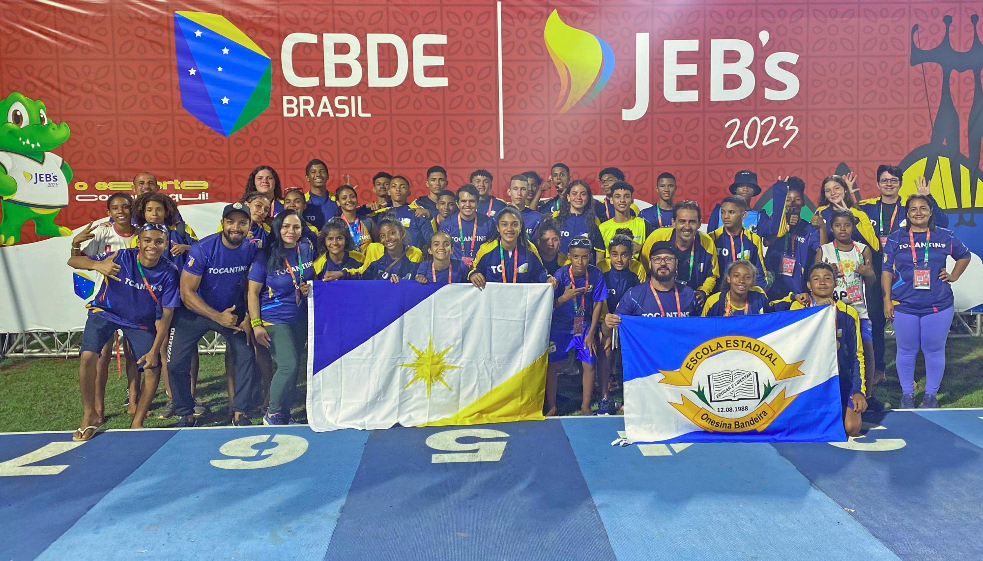 Delegação do Tocantins conquista mais oito medalhas nas modalidades individuais dos Jogos Escolares Brasileiros 2023