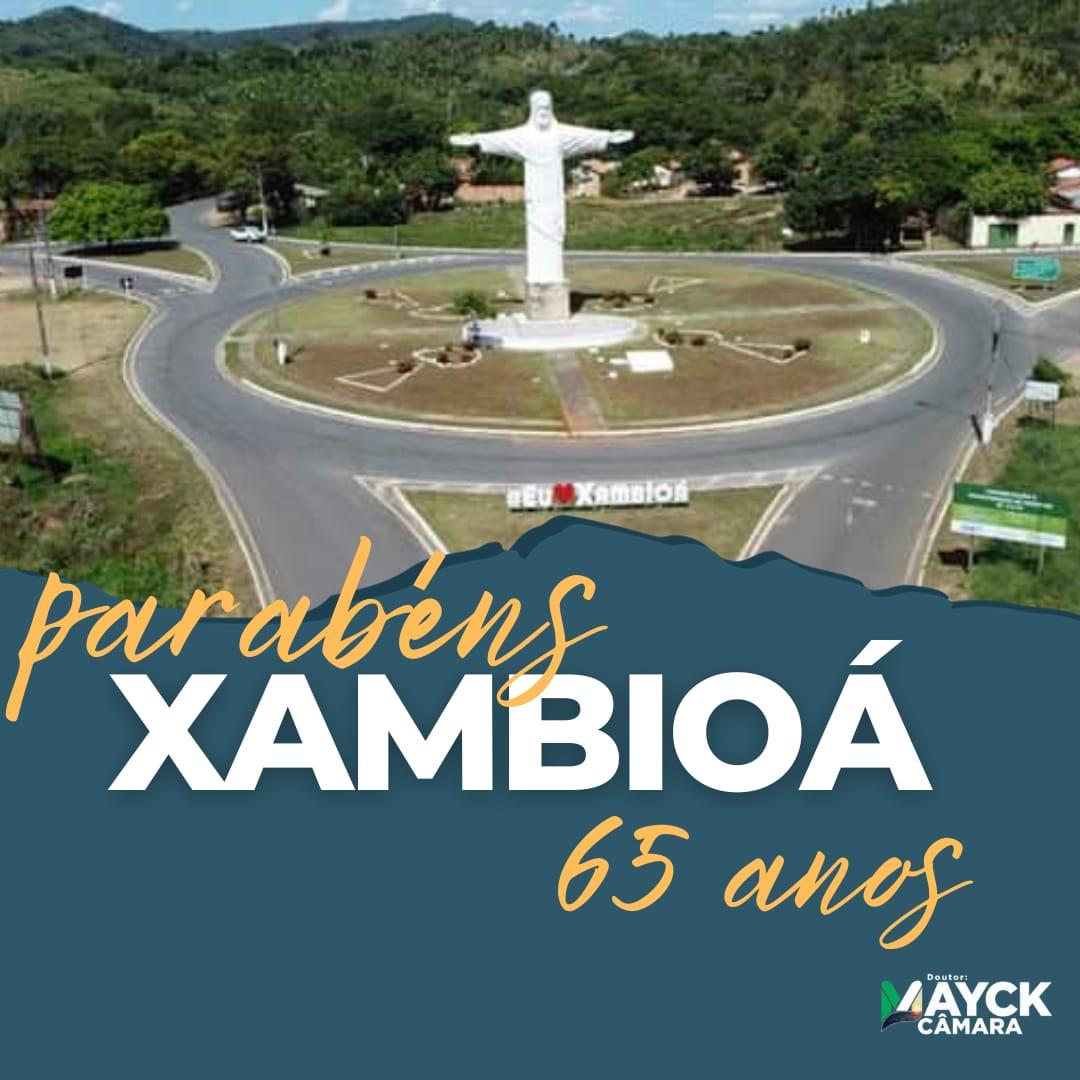 Dr. Mayck Câmara homegeia Xambioá pela celebração de 65 anos de emancipação política 