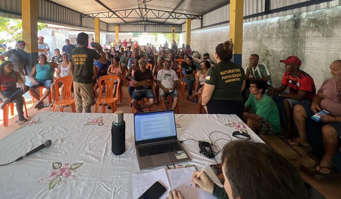 Colônias de Pescadores de Tocantinópolis, Barra do Ouro e São Miguel recebem informações sobre o período da Piracema