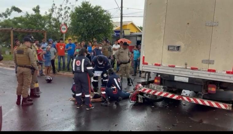 Rapaz de 21 anos de idade morre após ser atingido por caminhão em Araguaína 