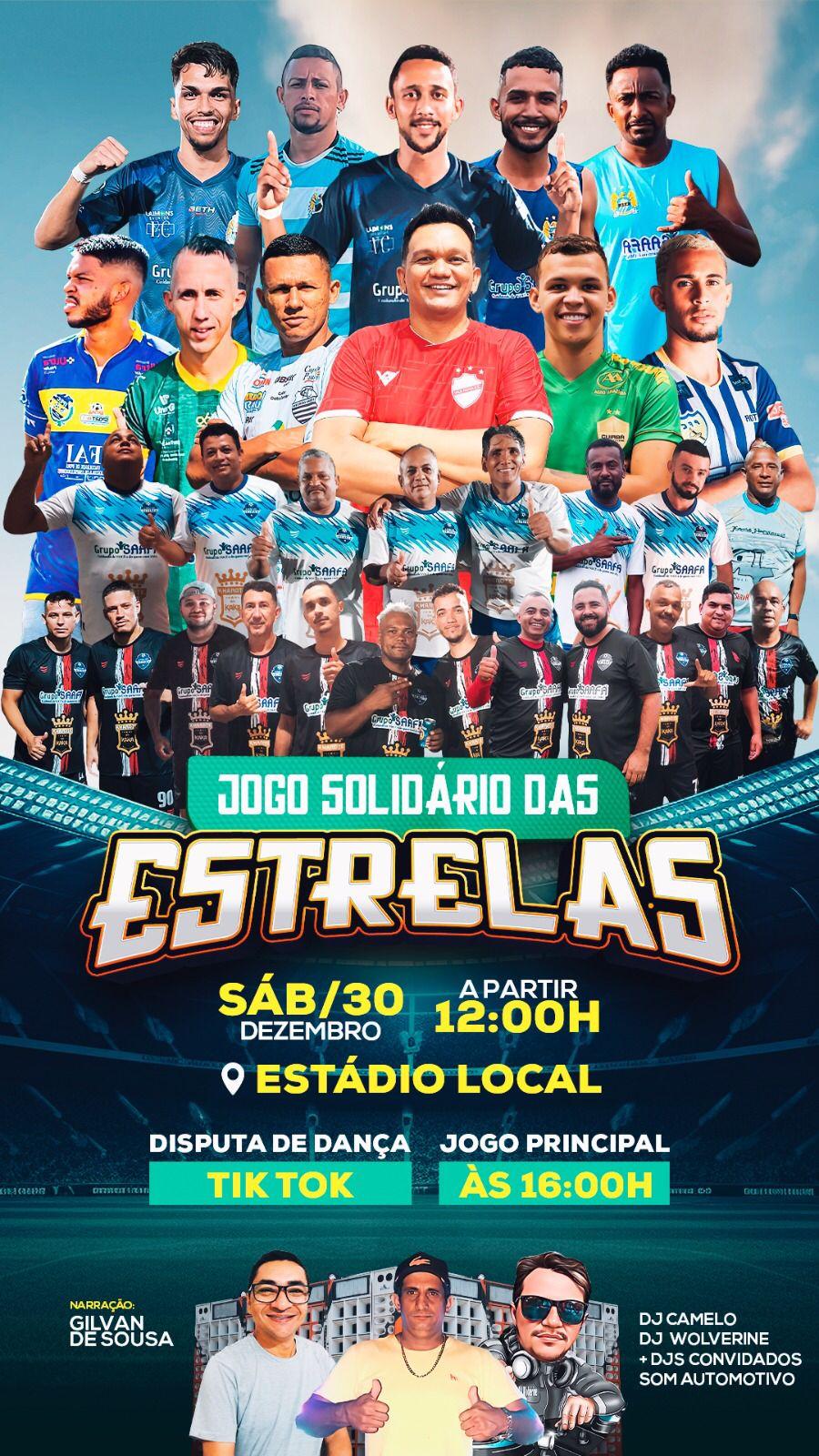 Jogo solidário reúne amigos em Nova Olinda
