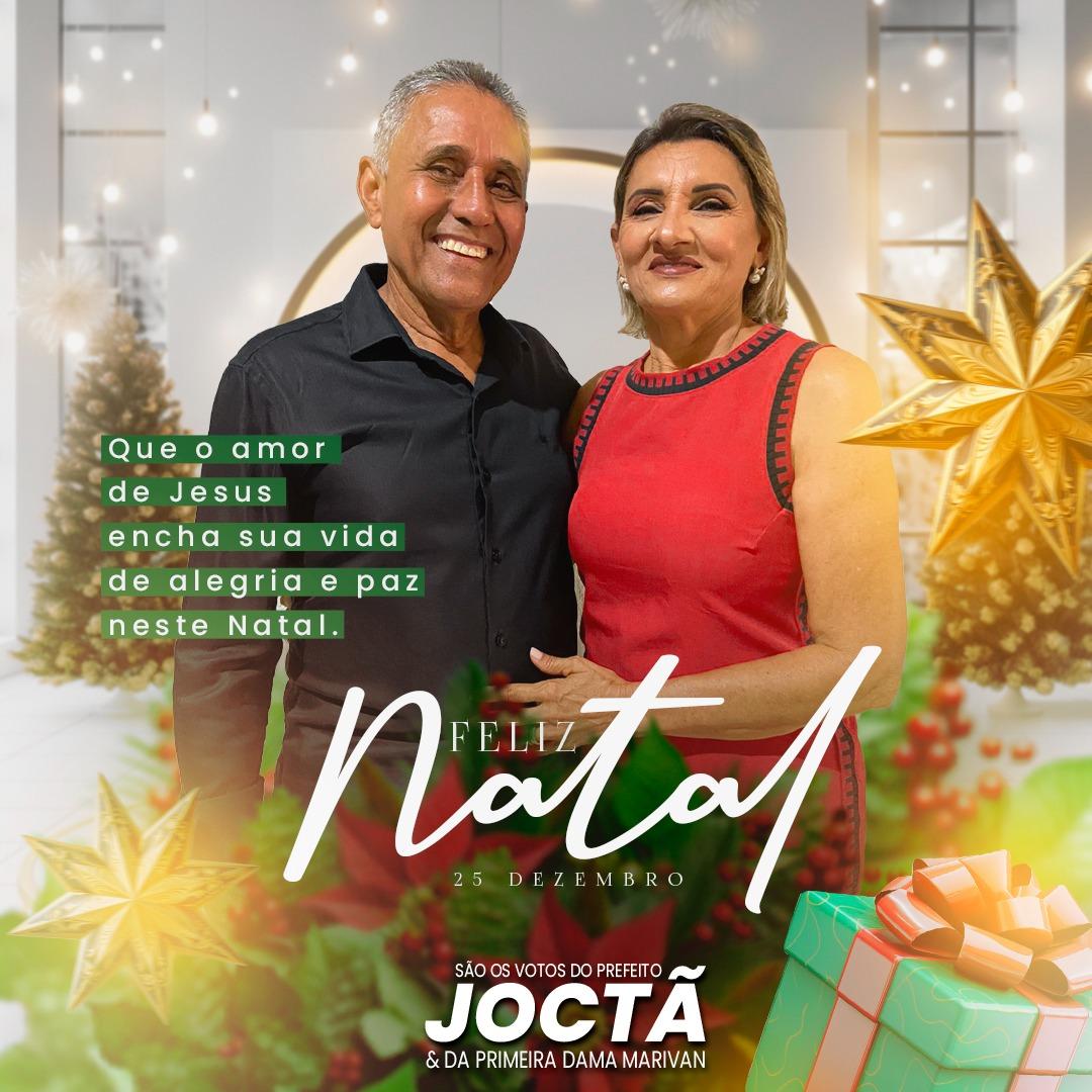 Prefeito de Colmeia do Tocantins homenageia população com mensagem de Natal 