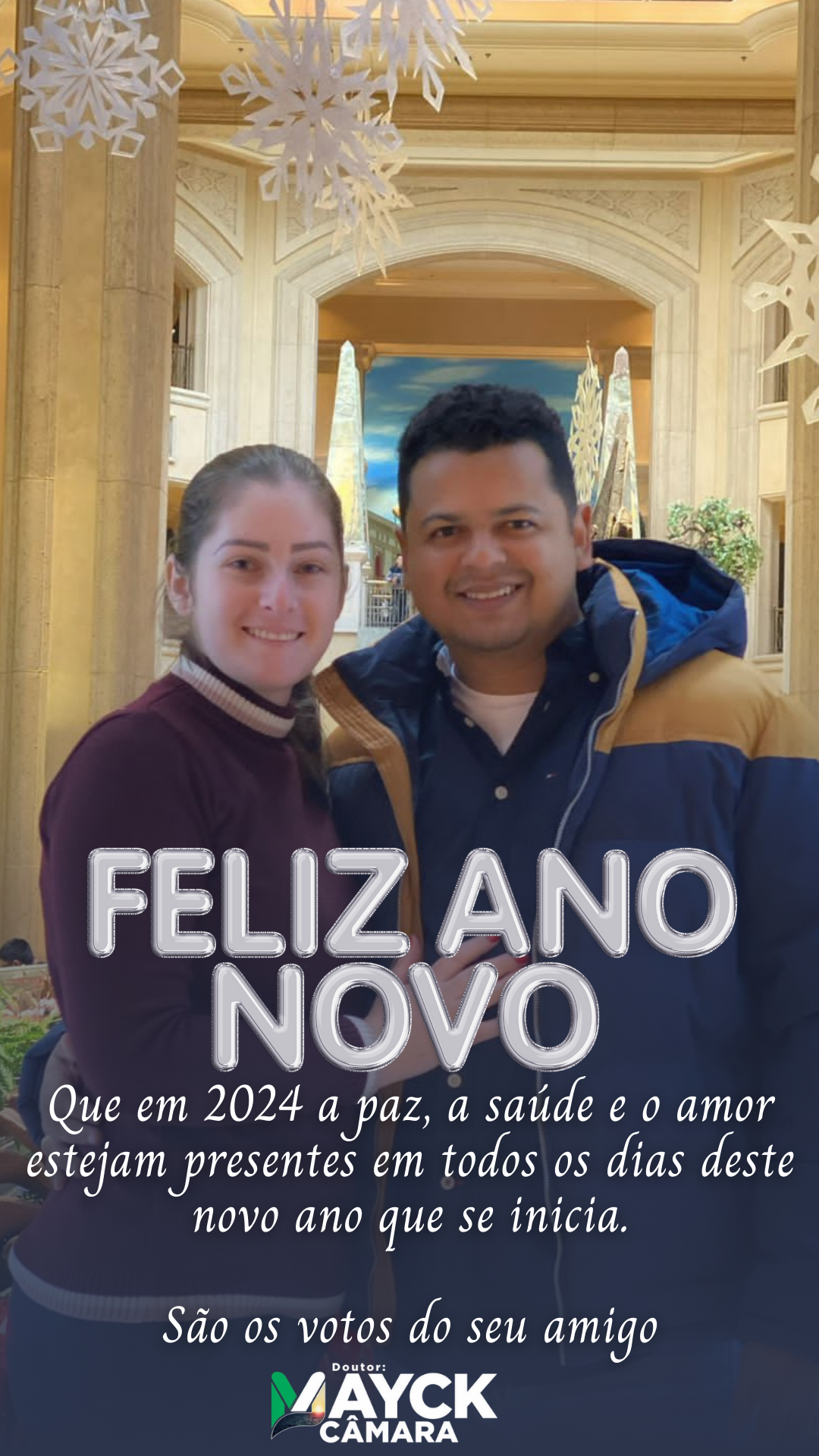 Dr. Mayck Câmara deseja aos xambioaenses um Feliz Ano Novo