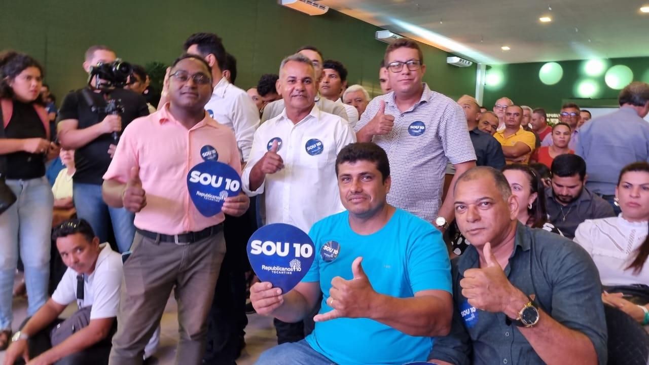 Governador Wanderlei Barbosa reforça apoio a Valdemar Nepomoceno em evento do Republicanos Tocantins

