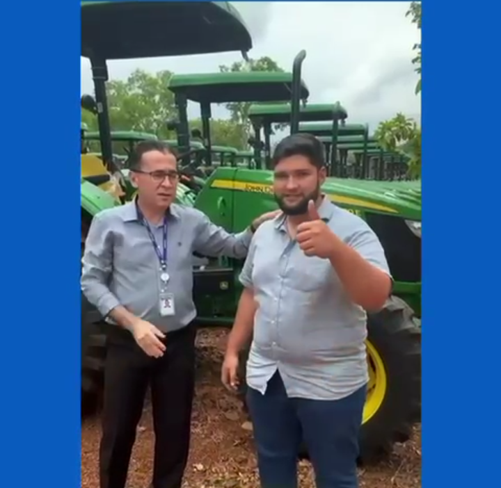Robson do Zé Geraldo, Prefeito eleito de Ananás, durante visita à autoridades em Palmas garante benefícios para o município 
