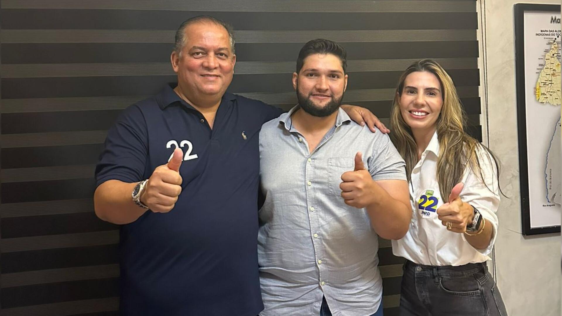 Robson do Zé Geraldo, Prefeito eleito de Ananás, durante visita à autoridades em Palmas garante benefícios para o município 